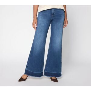 SUNNYLiFE Women's Pants Sz 8 Make Your Selection: NYDJ Mia Palazzo Blue A723422